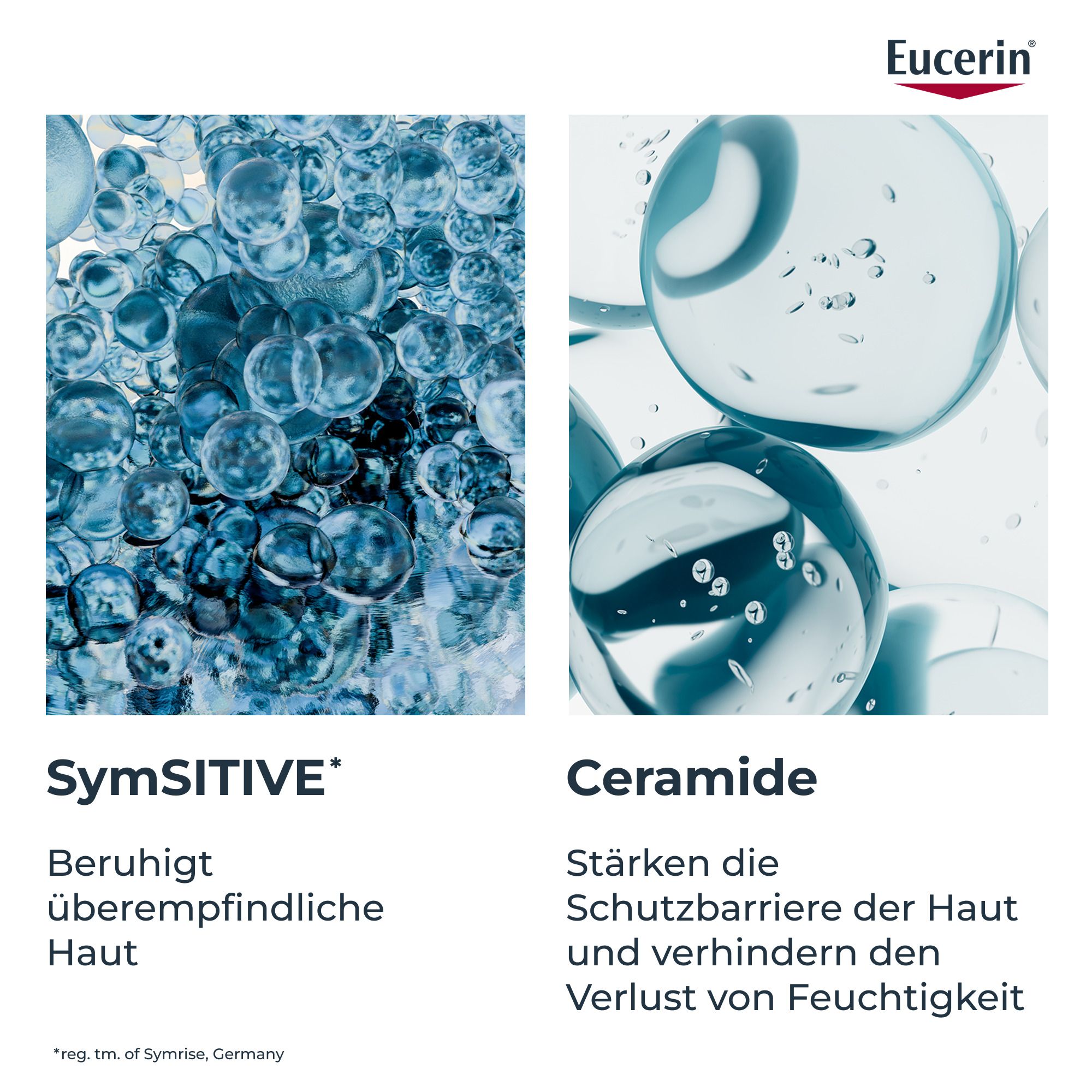 SymSITIVE e Ceramidi: ingredienti della crema Eucerin Dermopure Hydra Repair.