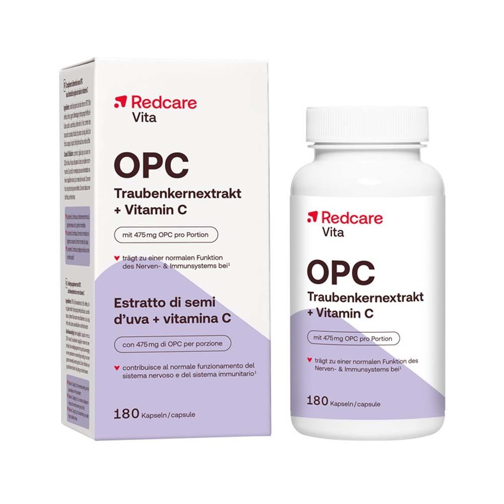 Redcare Vita OPC Estratto di semi d'uva + Vitamina C