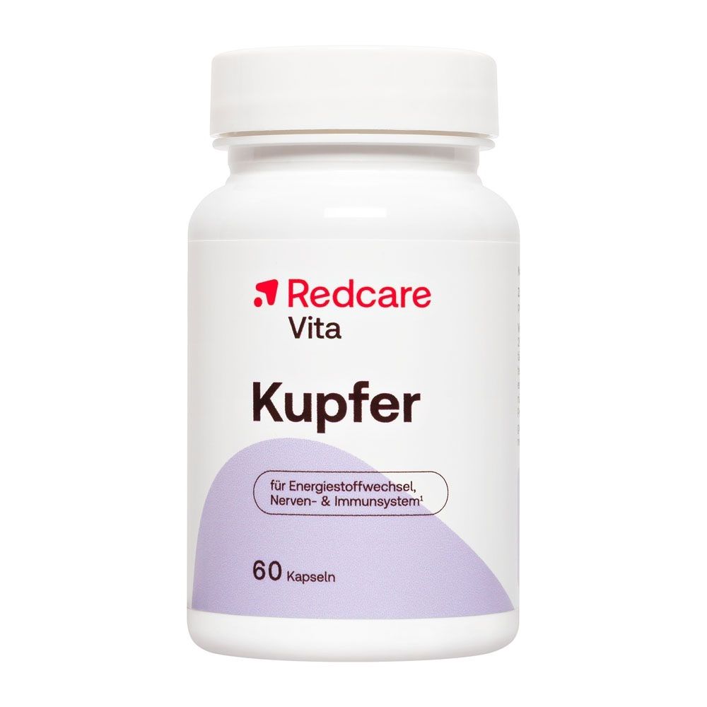 Flacone Redcare Vita Kupfer da 60 capsule.
