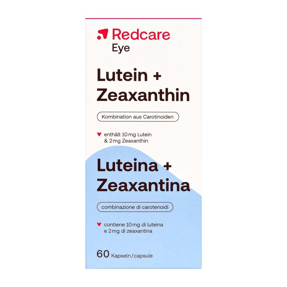 Scatola Redcare Eye Lutein + Zeaxanthin. 60 capsule.