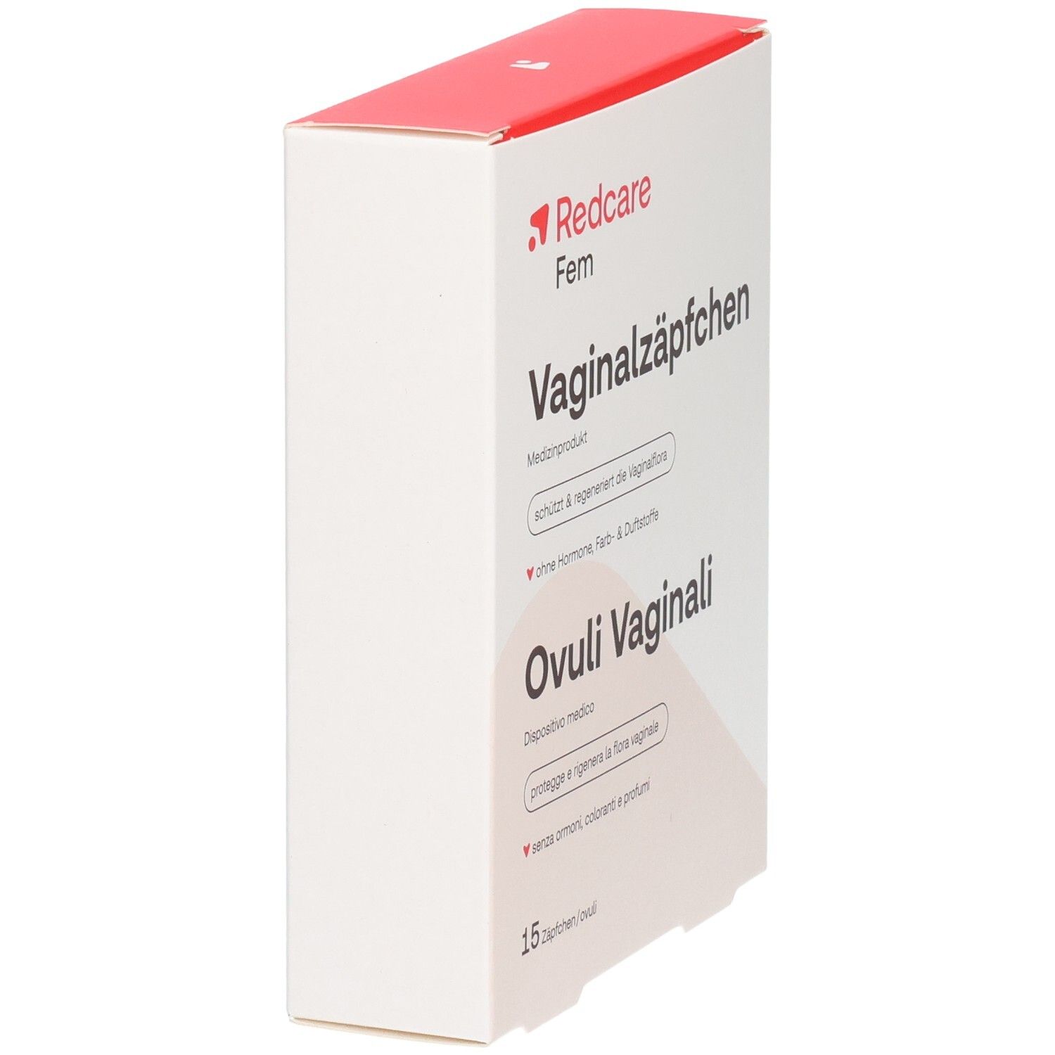 Ovuli vaginali Redcare Fem: per il tuo benessere intimo, supporta la rigenerazione della mucosa vaginale.