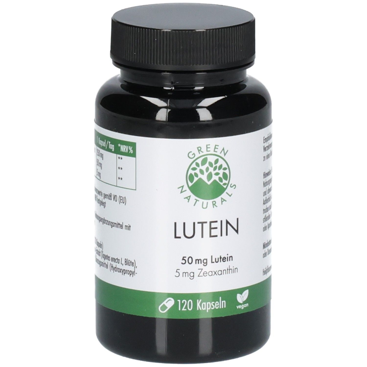 GREEN NATURALS® Luteina 50mg + 5mg Zeaxantina vegano