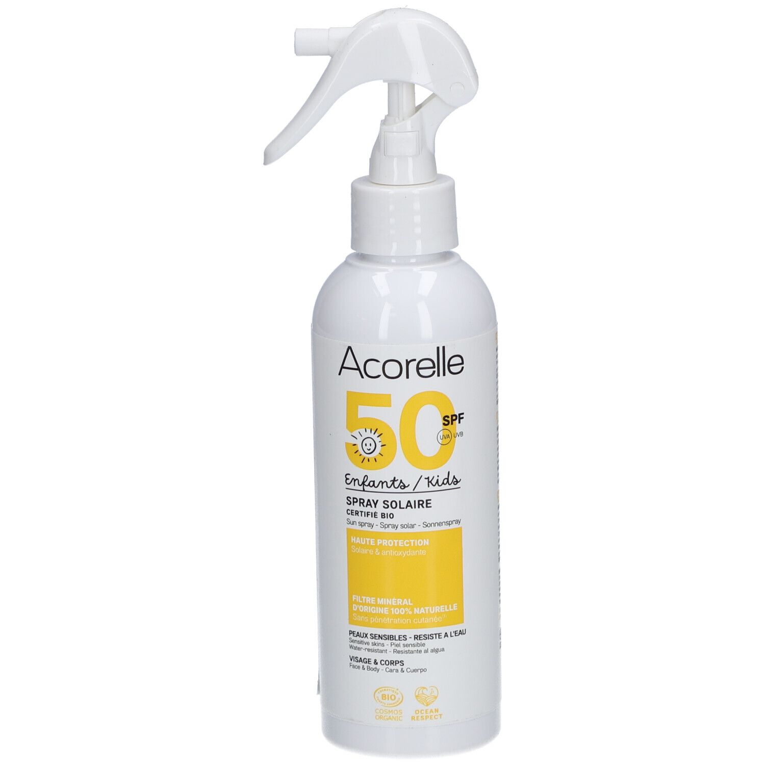 Acorelle Spray solare bambini SPF 50