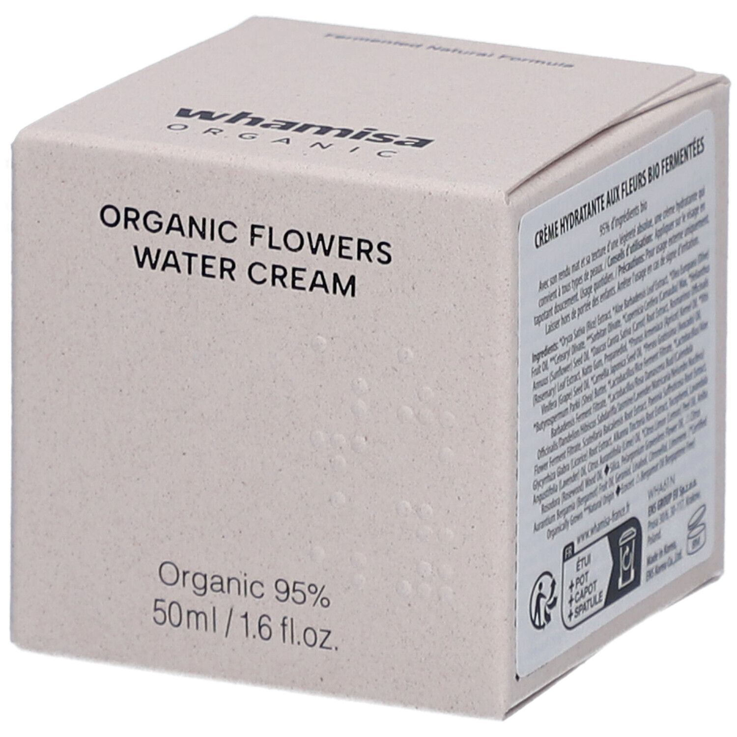 WHAMISA Organic Flowers Water Cream