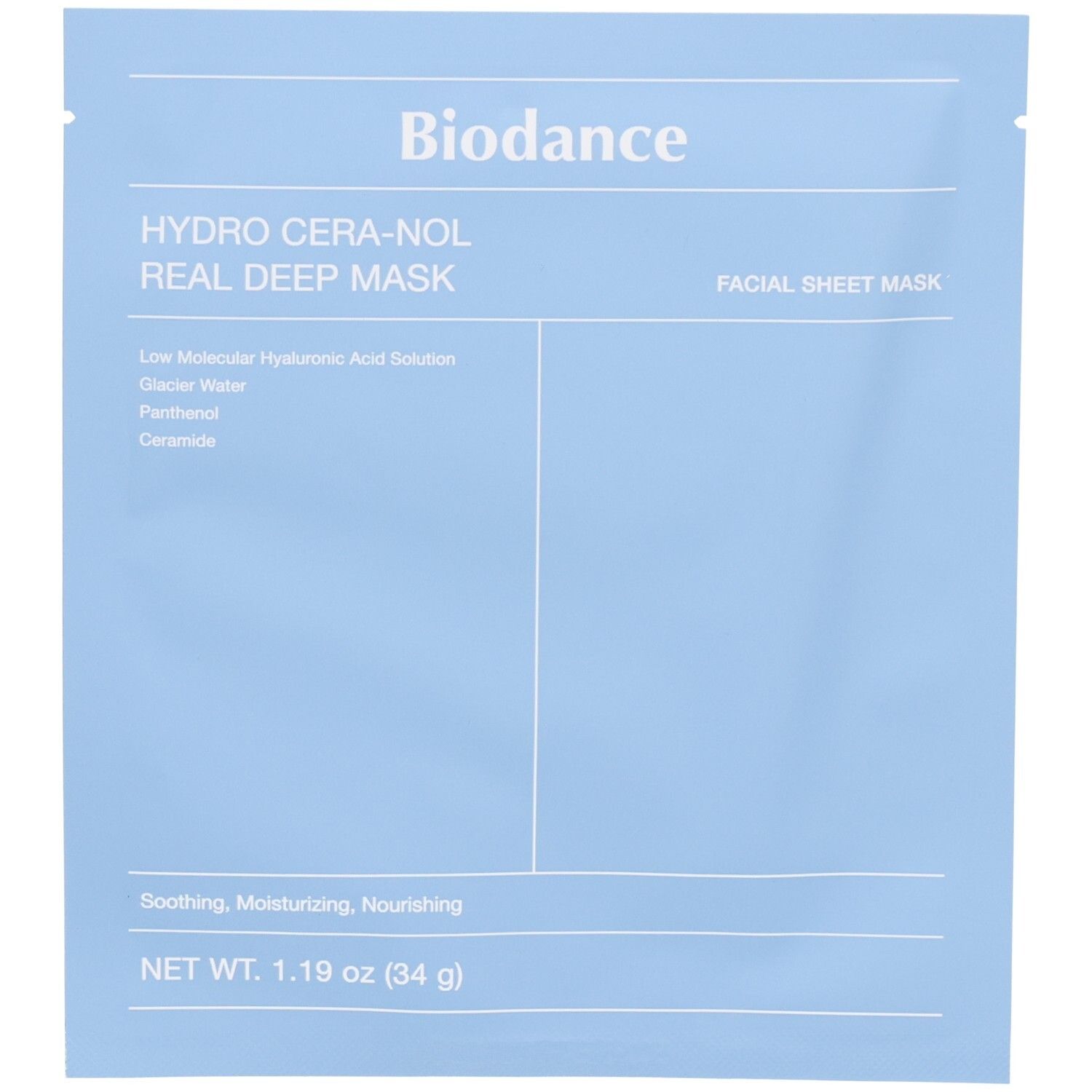 Biodance Hydro Cera Nol Real Deep Mask