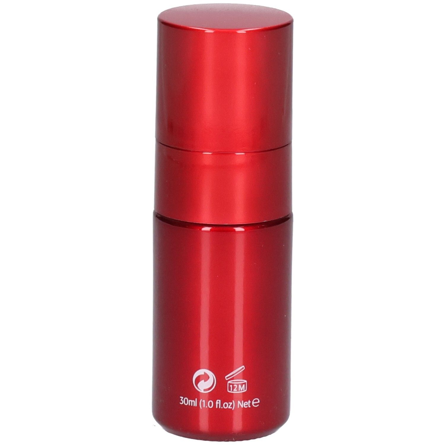Flacone rosso per contorno occhi. Contiene 30ml (1.0 fl.oz).