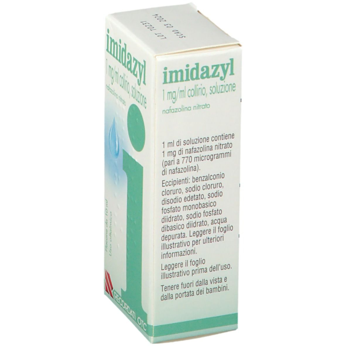 Imidazyl 1 mg/ml collirio Soluzione, Flacone
