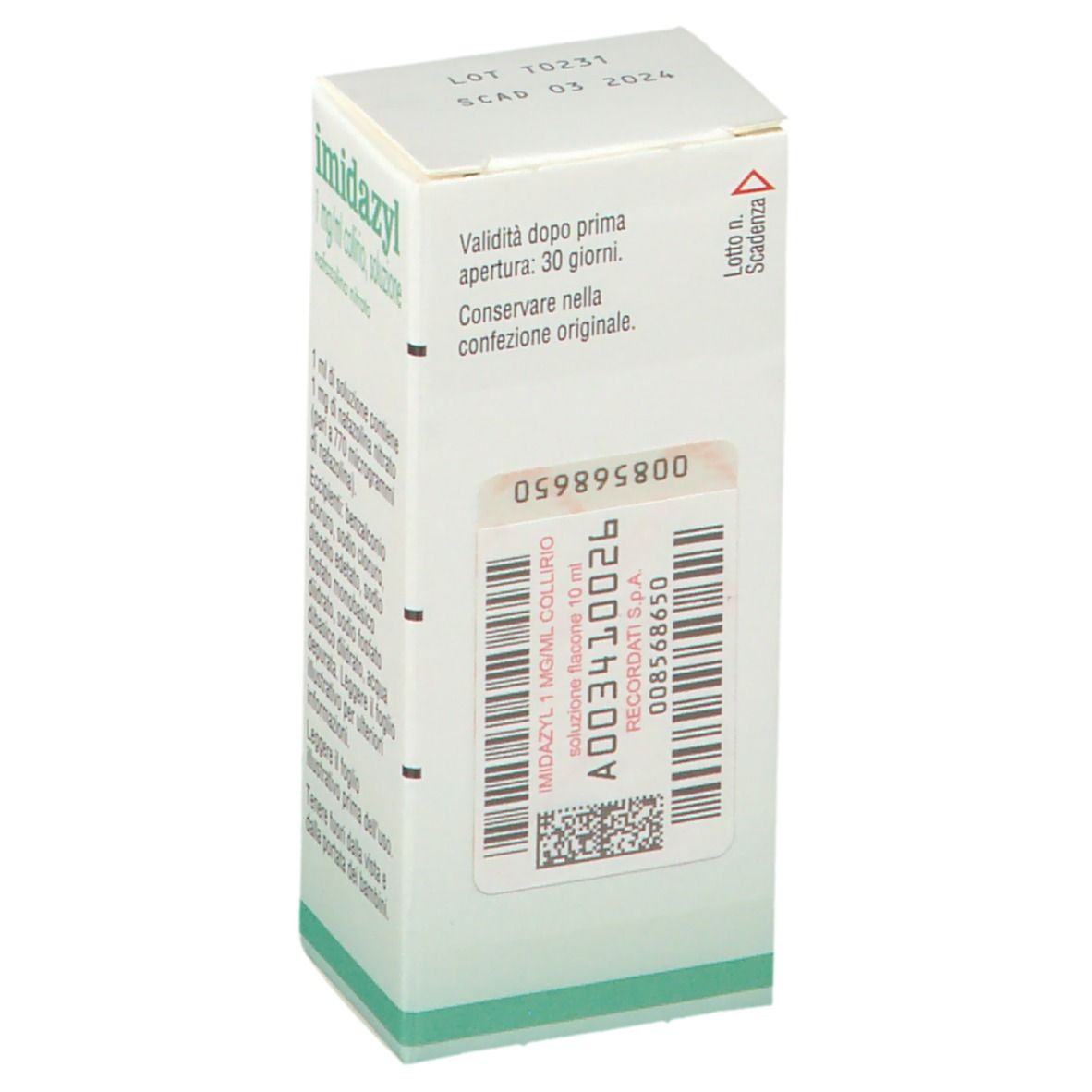 Imidazyl 1 mg/ml collirio Soluzione, Flacone