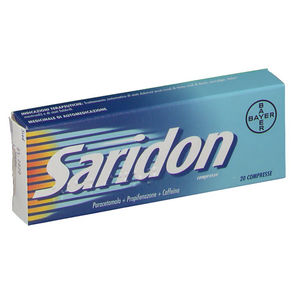 Saridon Compresse Paracetamolo + Propifenazone + Caffeina