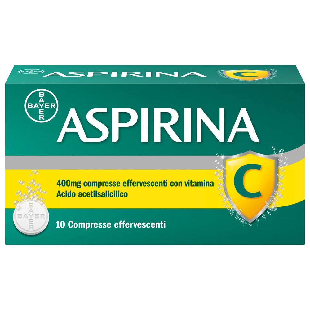 Aspirina C per Raffreddore Febbre e Influenza con Vitamina C Compresse Effervescente