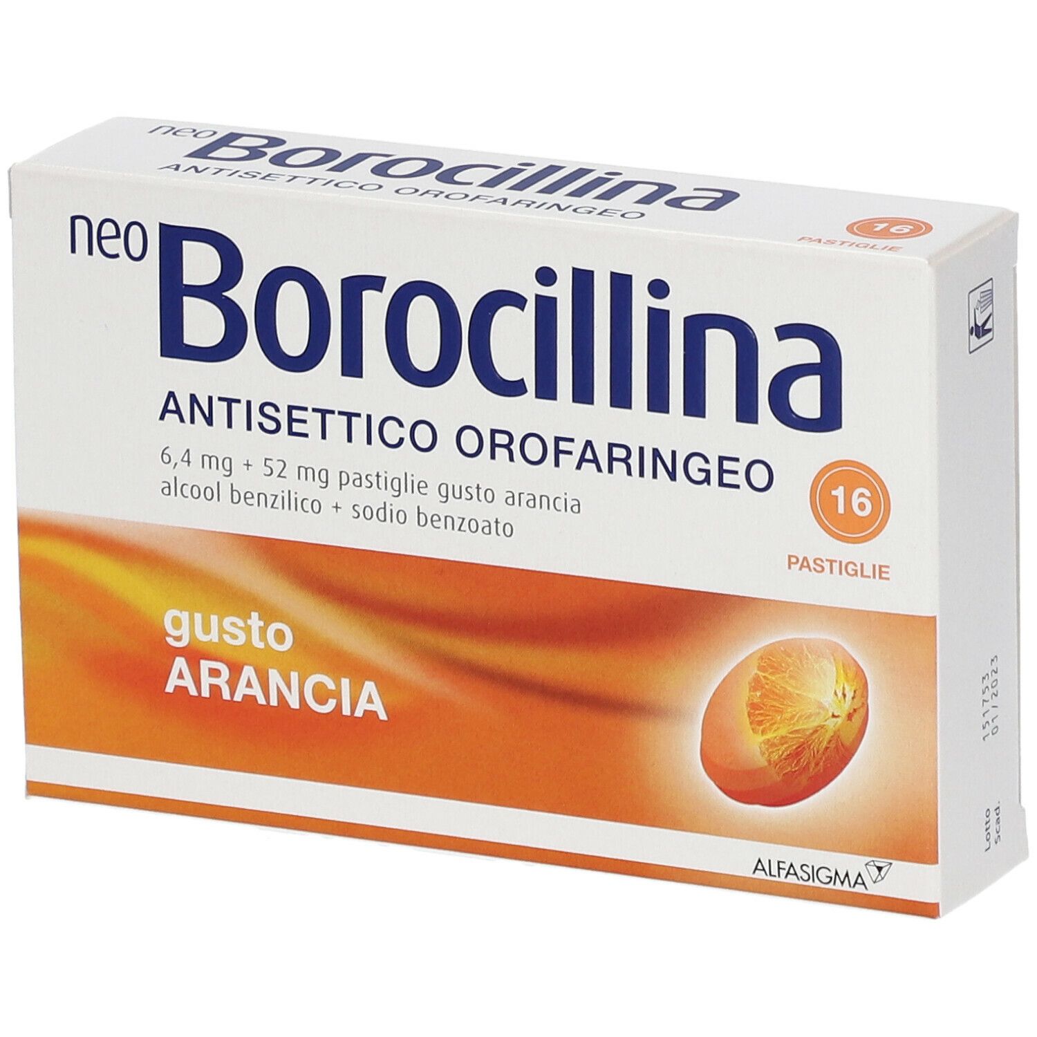 NeoBorocillina Antisettico Orofaringeo Gusto Arancia