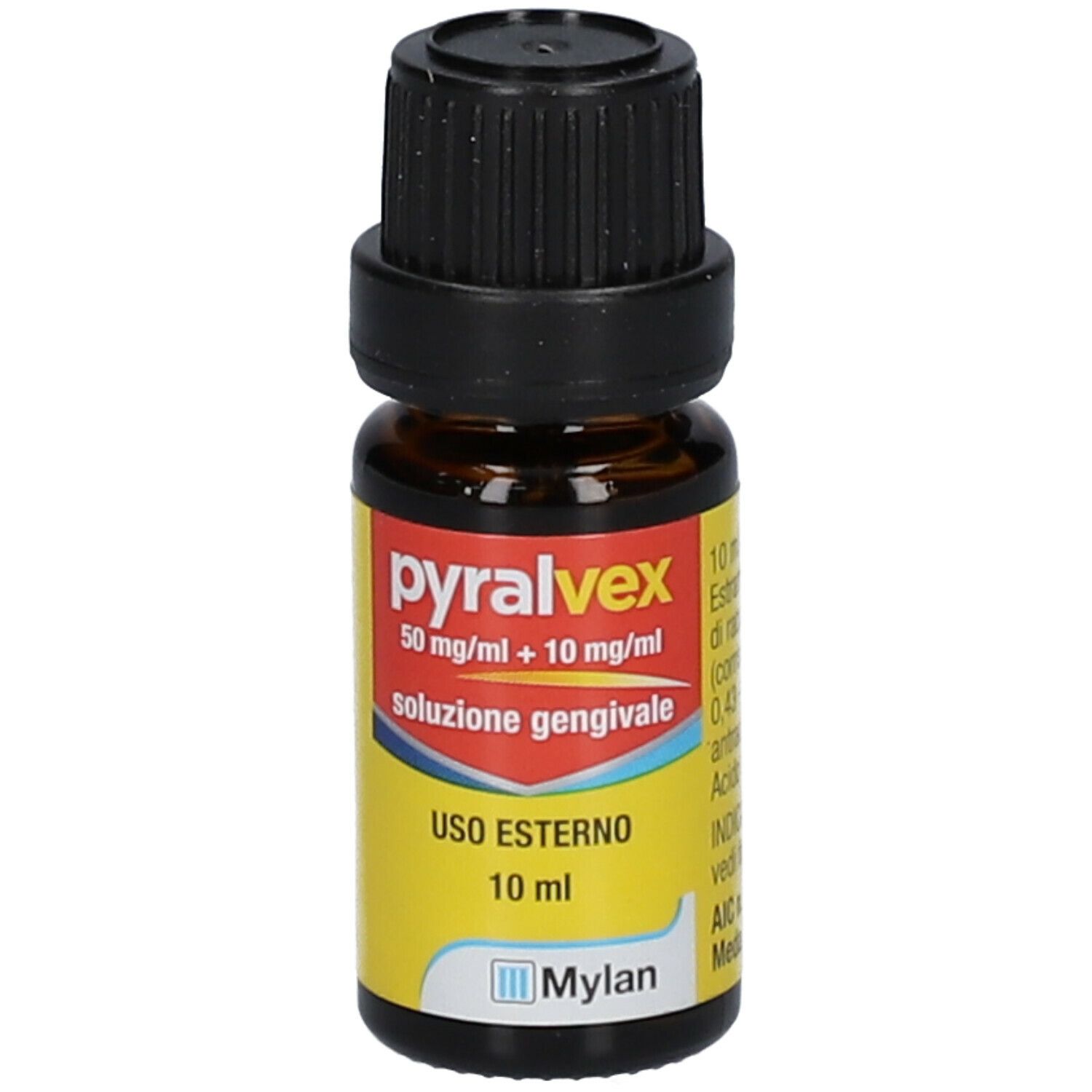 PYRALVEX 50 mg/ml + 10 mg/ml Soluzione gengivale
