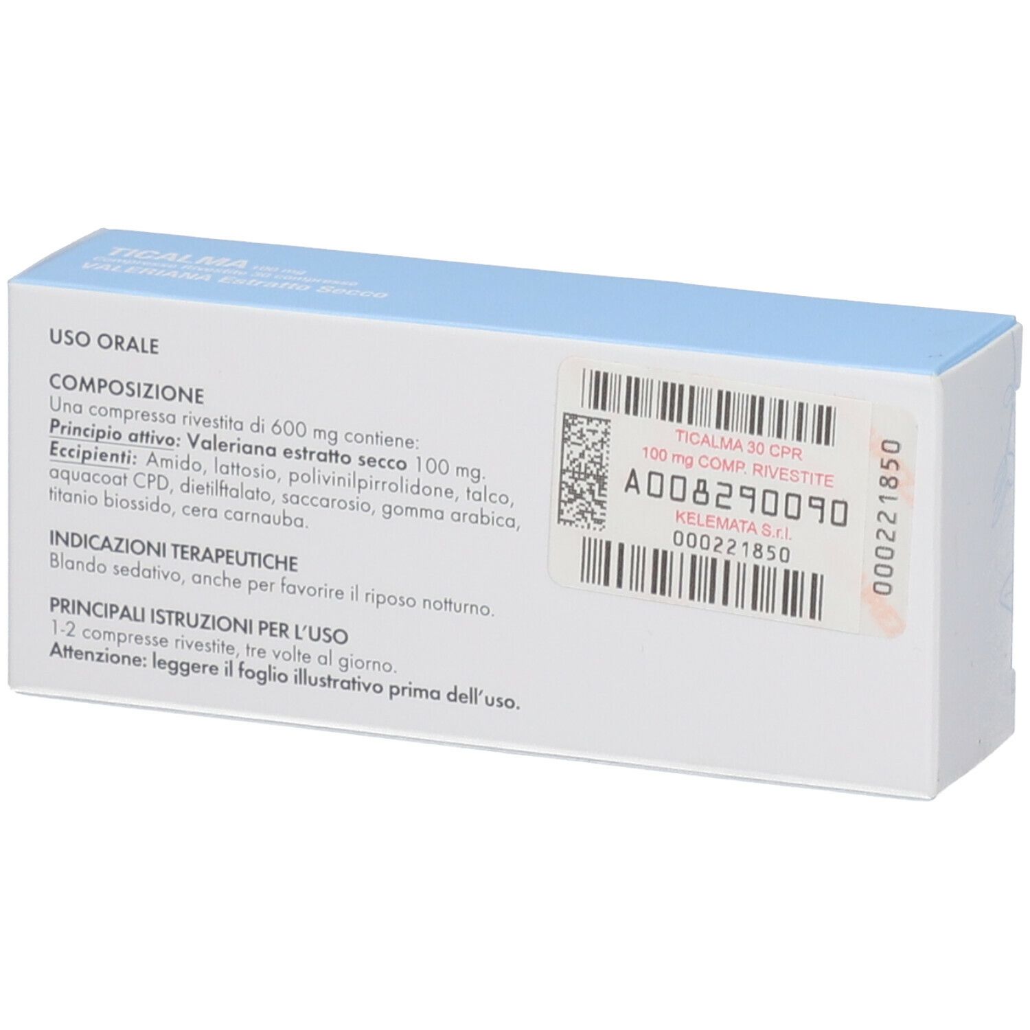 TICALMA 100 mg 30 Compresse rivestite