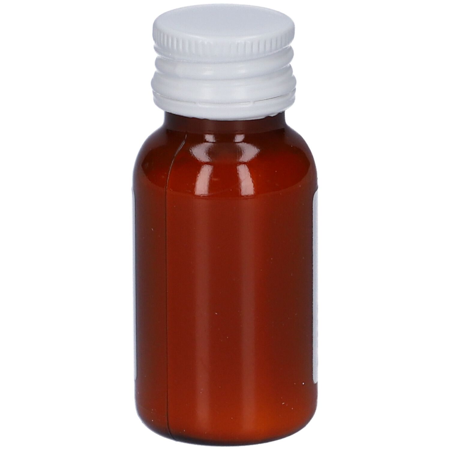 Flacone marrone, tappo bianco. CITRATO ESPRESSO GABBIANI. Etichetta con testo. Flacone da 43 g.