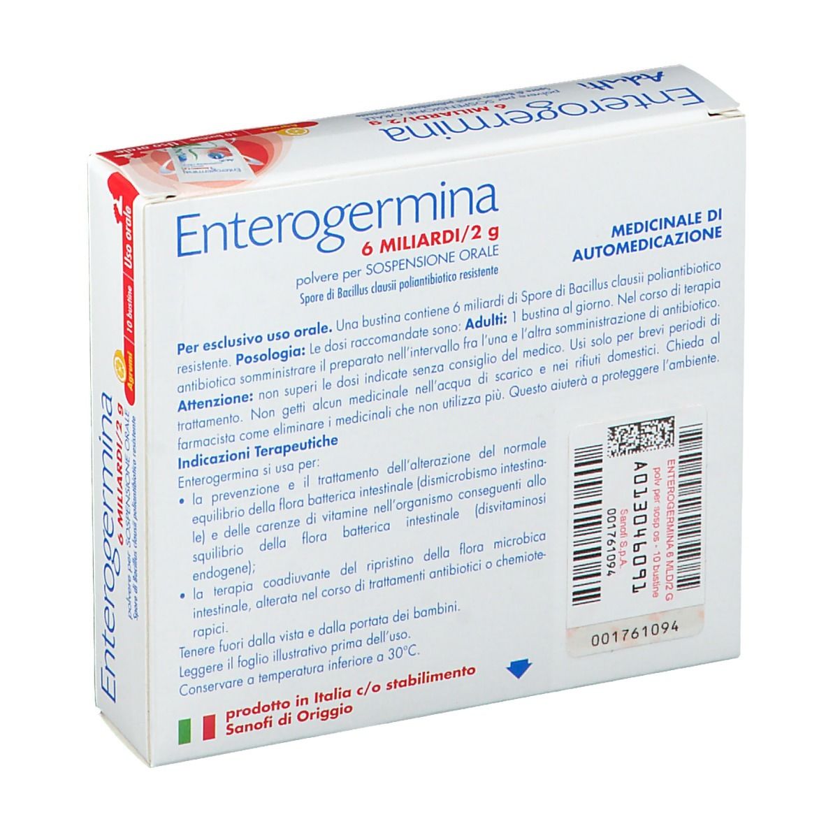 Enterogermina 6 Miliardi Adulti Bustine