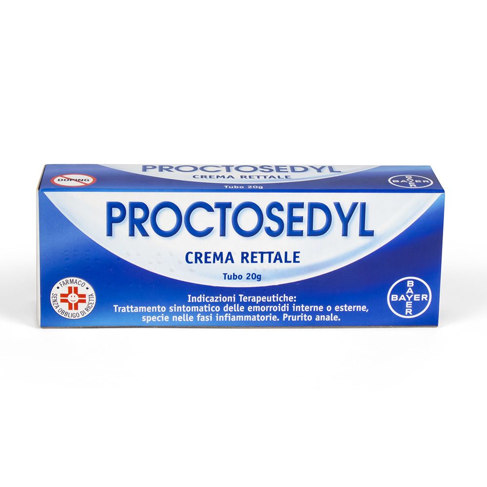 Proctosedyl Crema Rettale Emorroidi e Prurito Anale 20 g