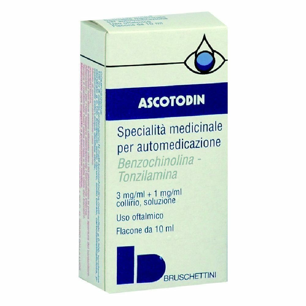 ASCOTODIN 3 mg/ml + 1 mg/ml Collirio, soluzione