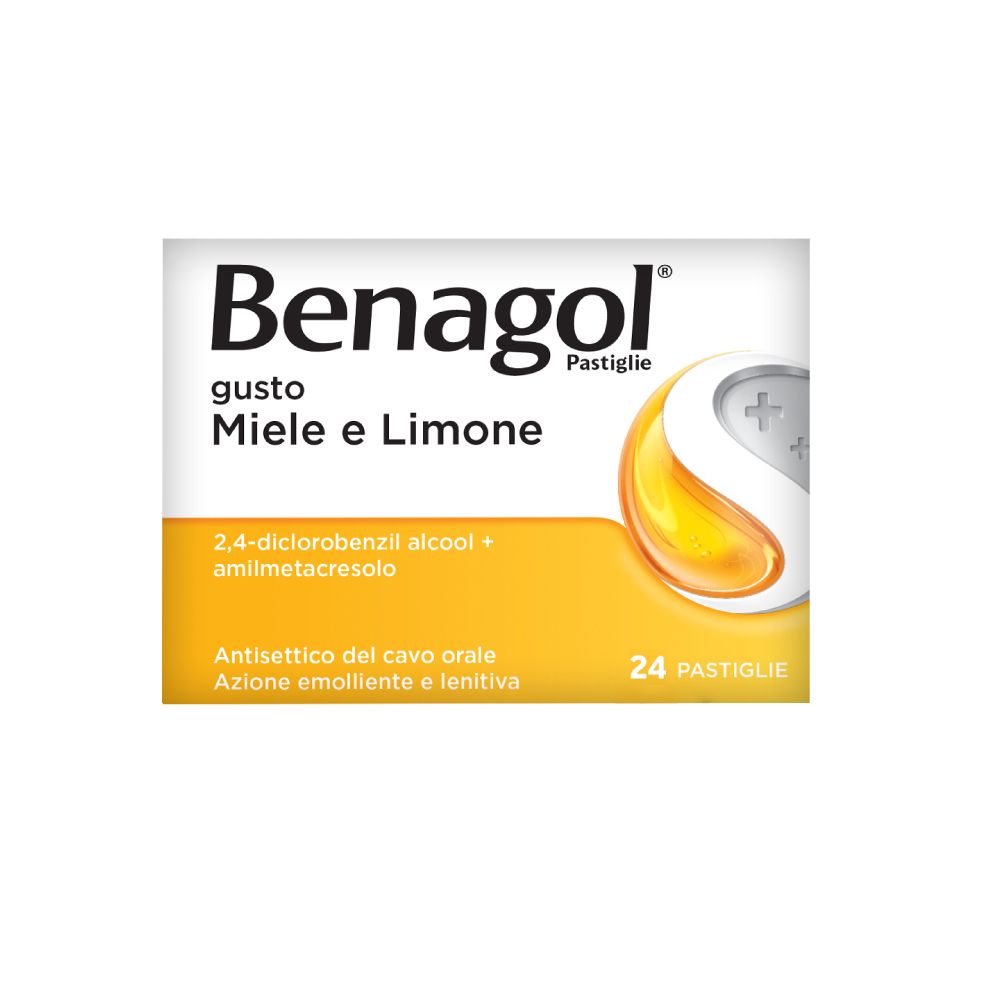 BENAGOL 1,2 mg + 0,6 mg Pastiglie gusto Miele e Limone