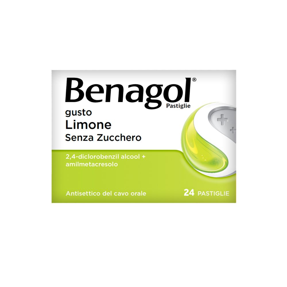 BENAGOL 1,2 mg + 0,6 mg Pastiglie gusto Limone Senza Zucchero