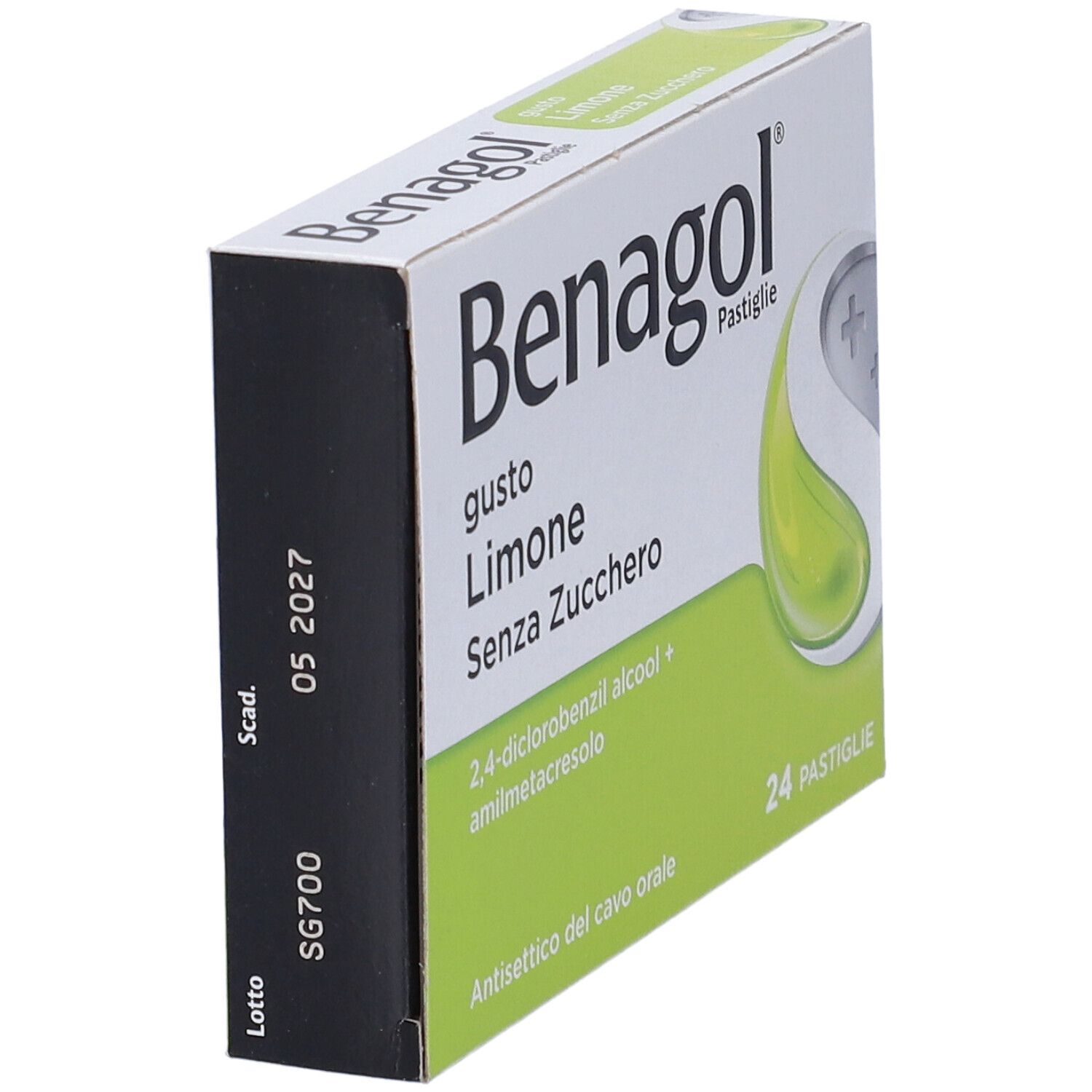 BENAGOL 1,2 mg + 0,6 mg Pastiglie gusto Limone Senza Zucchero