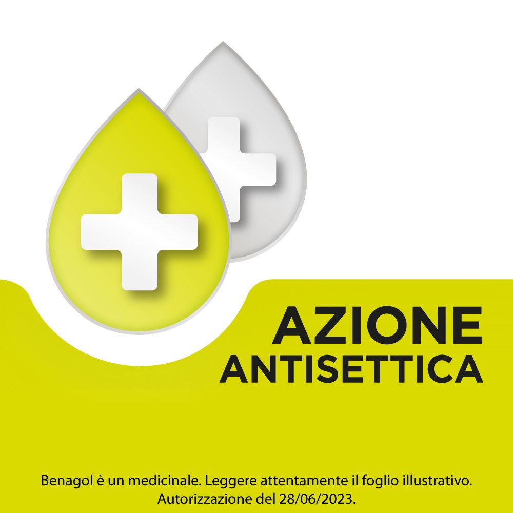 BENAGOL 1,2 mg + 0,6 mg Pastiglie gusto Limone Senza Zucchero