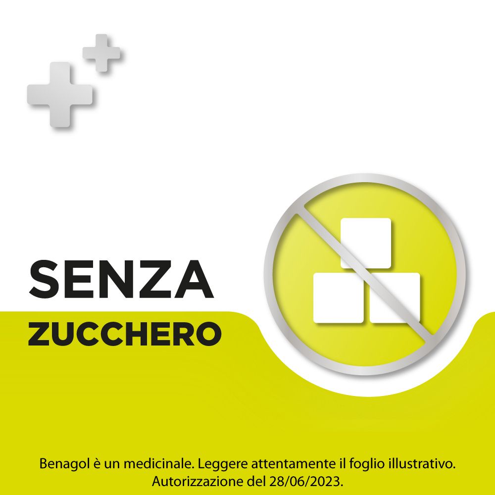 BENAGOL 1,2 mg + 0,6 mg Pastiglie gusto Limone Senza Zucchero