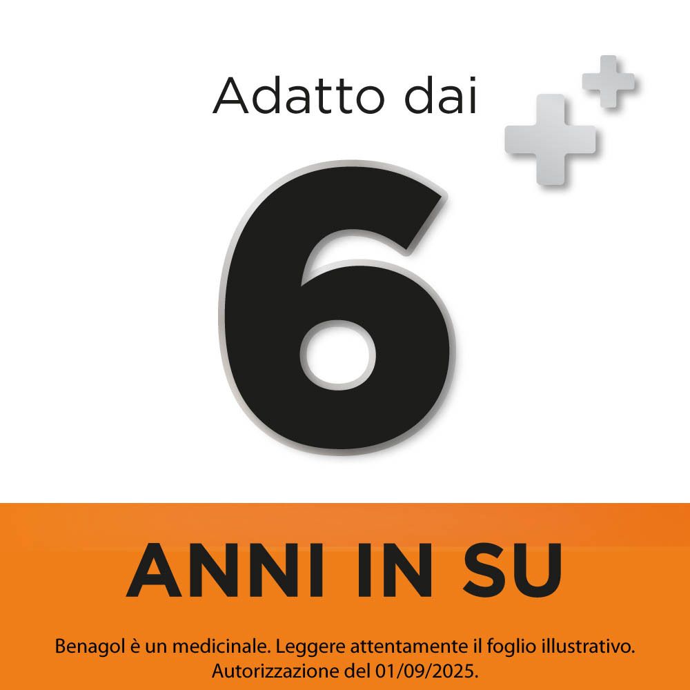 Benagol: Adatto dai 6 anni in su. Confezione da 36 pastiglie.