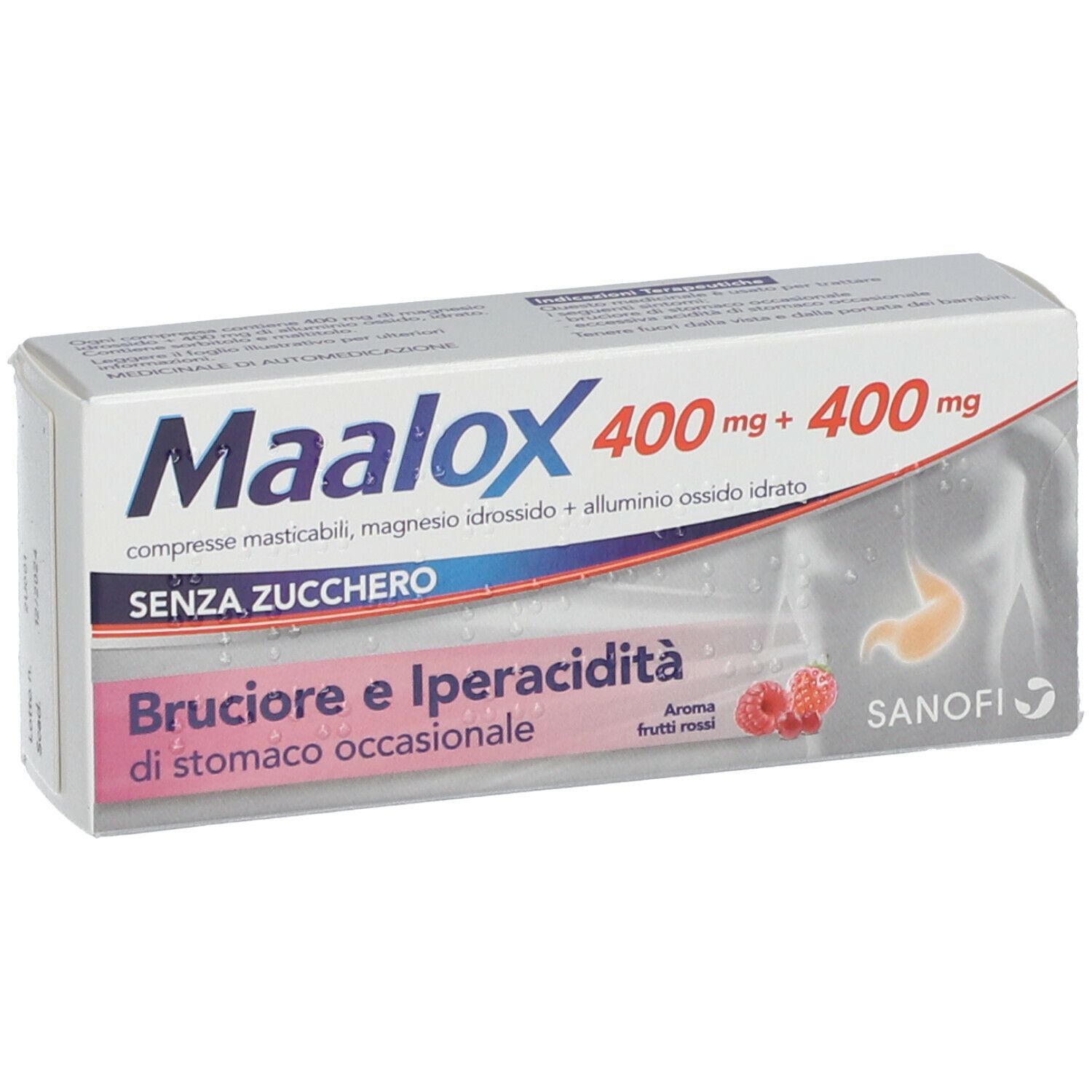 MAALOX 400 mg + 400 mg compresse masticabili