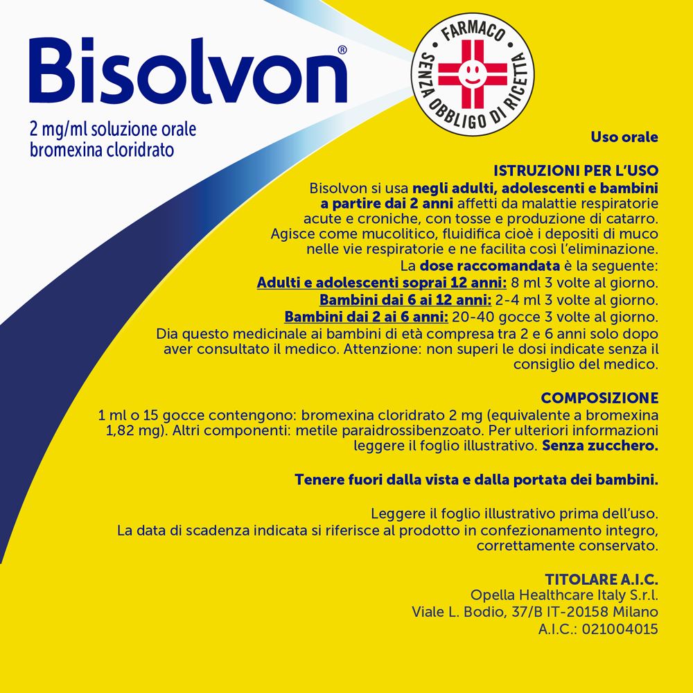 Bisolvon® 2 mg/ml Soluzione Orale