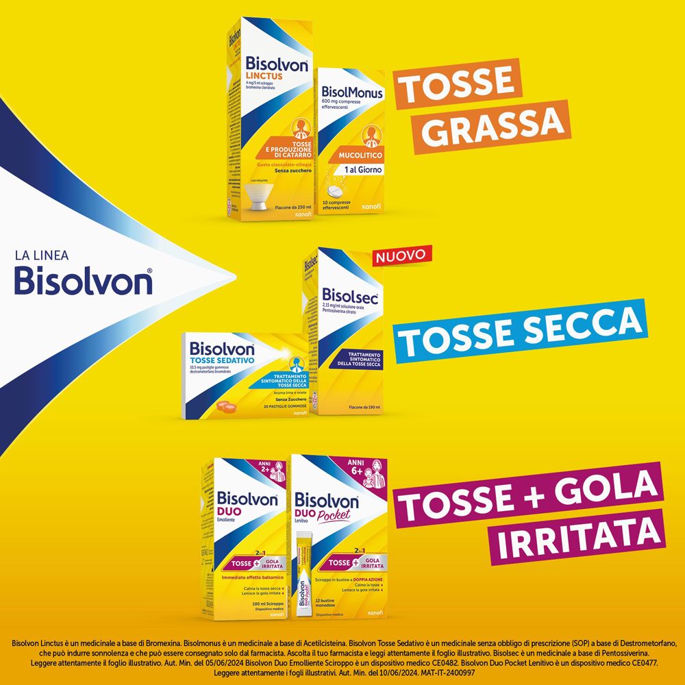 Bisolvon® Linctus 4mg/5ml Sciroppo 250 Ml - Redcare