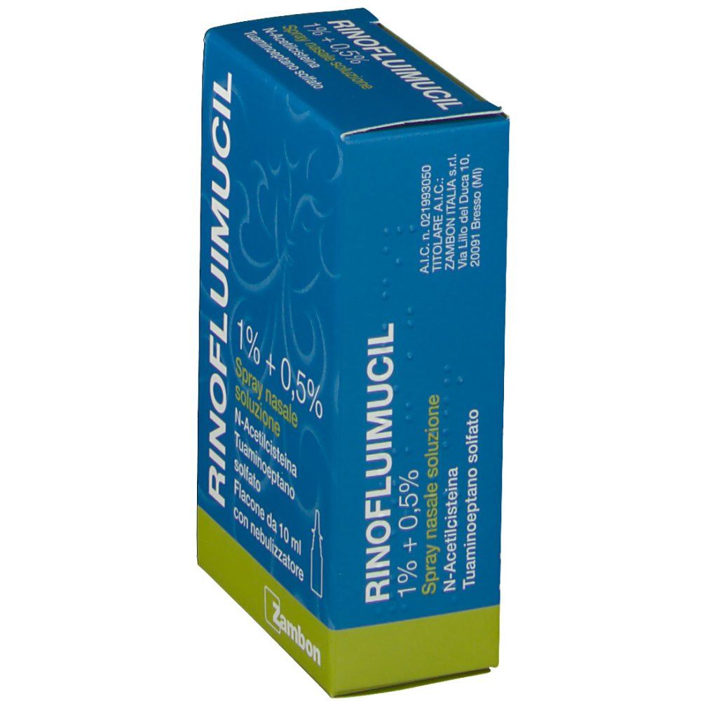 Rinofluimucil 1 % + 0,5 % Spray nasale Soluzione