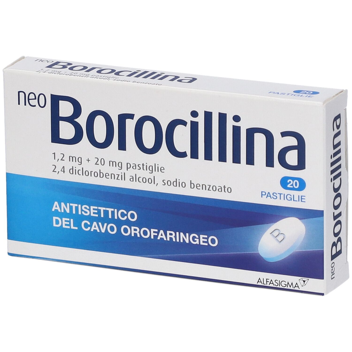 NEO BOROCILLINA 1,2 mg + 20 mg pastiglie