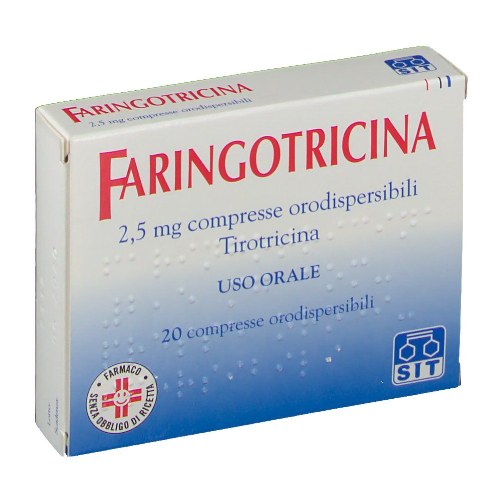 Faringotricina 2,5 mg Compresse Orodispersibili