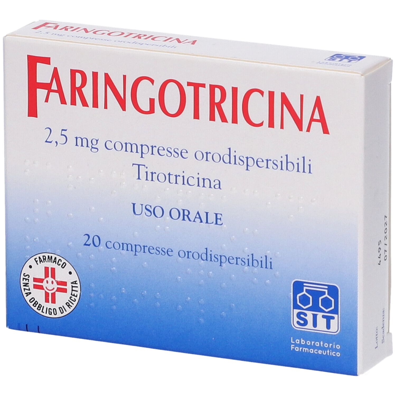 Faringotricina 2,5 mg Compresse Orodispersibili