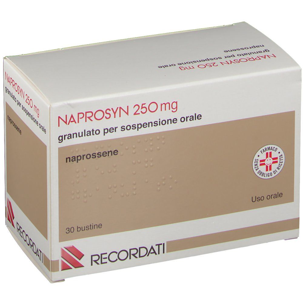 NAPROSYN 250 mg granulato per sospensione orale