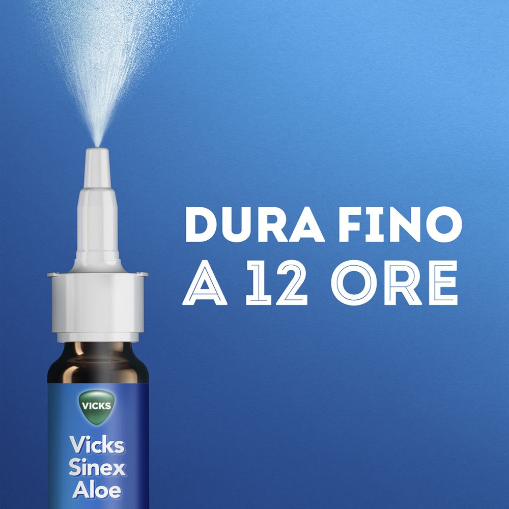 Vicks Sinex Spray Nasale Per Naso Chiuso Con Aloe Vera