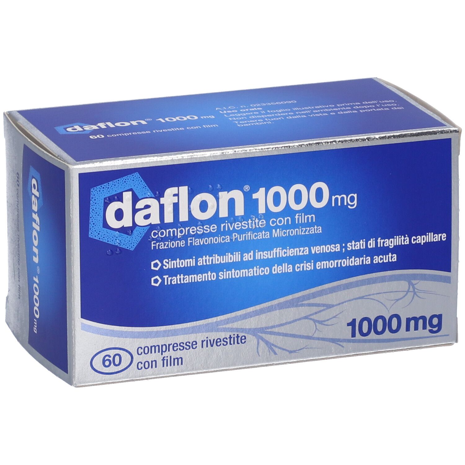 Compresse Daflon 1000mg, 60 pezzi.