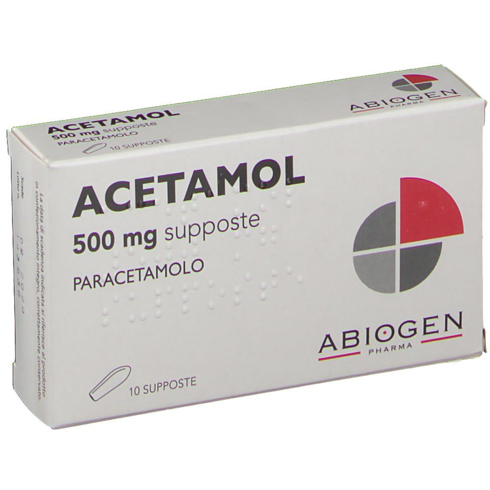 ACETAMOL 500 mg Supposte