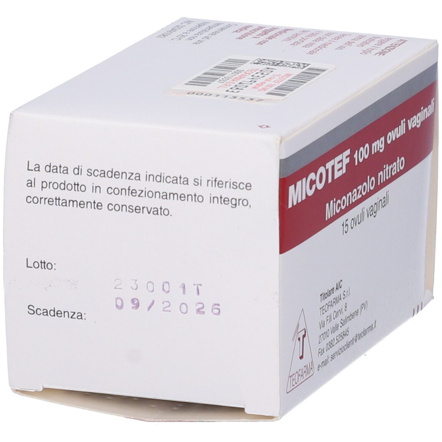 MICOTEF 100 mg ovuli vaginali