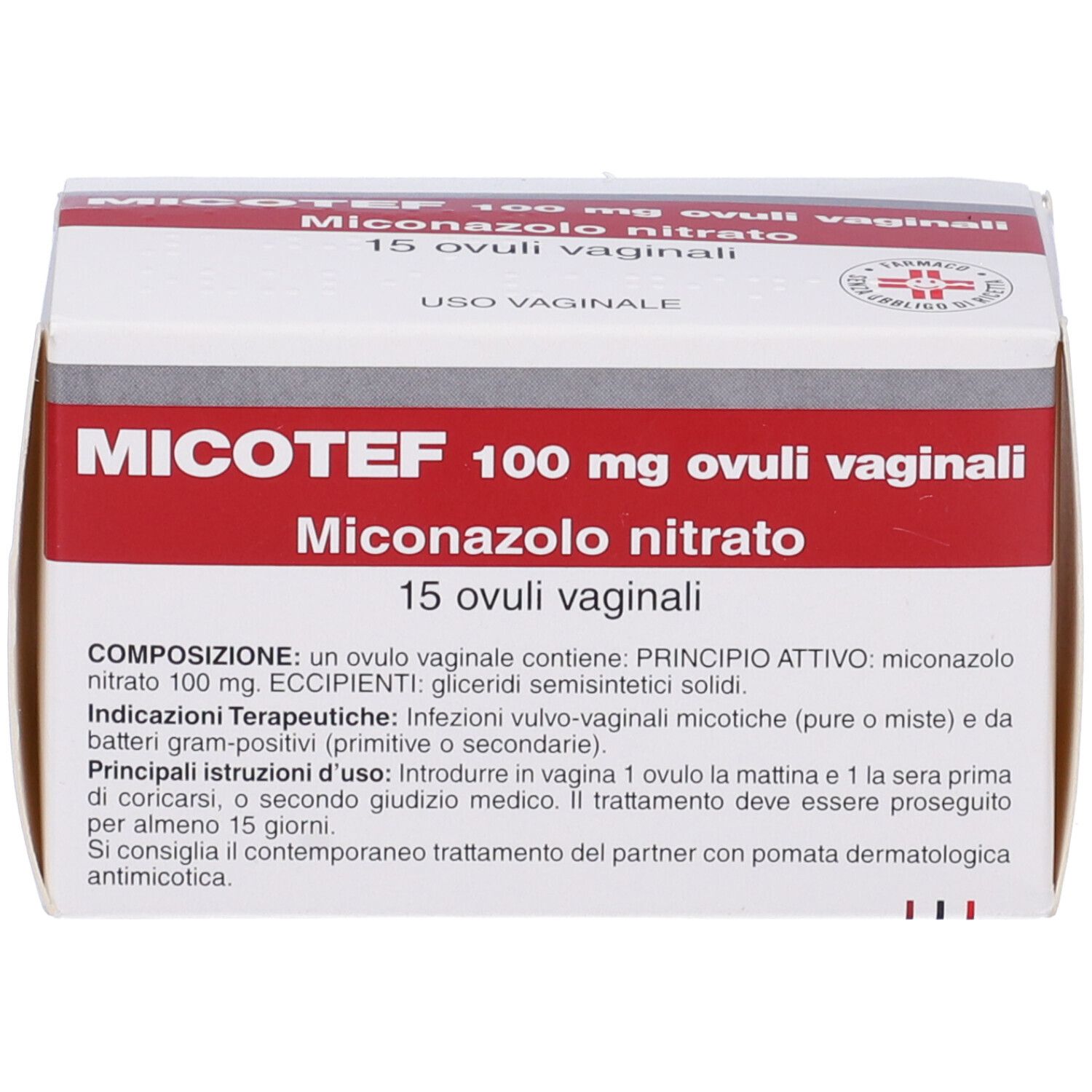 MICOTEF 100 mg ovuli vaginali