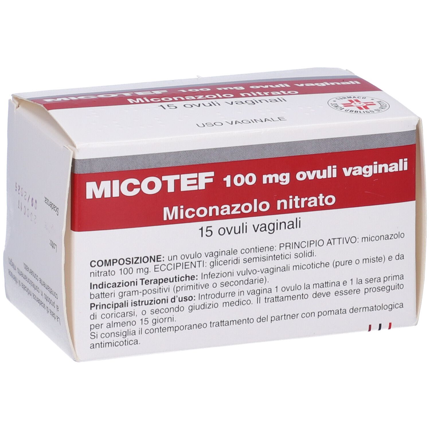 MICOTEF 100 mg ovuli vaginali