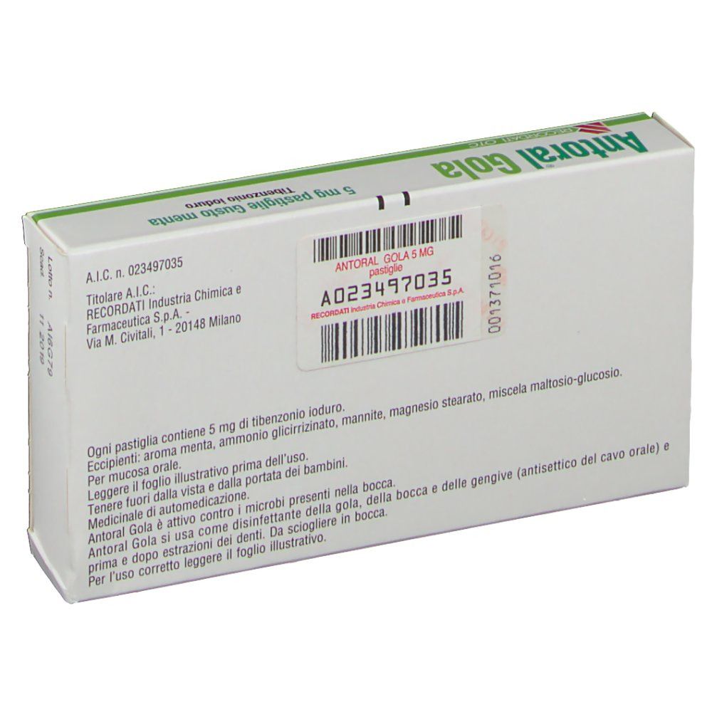 Antoral® Gola pastiglie menta