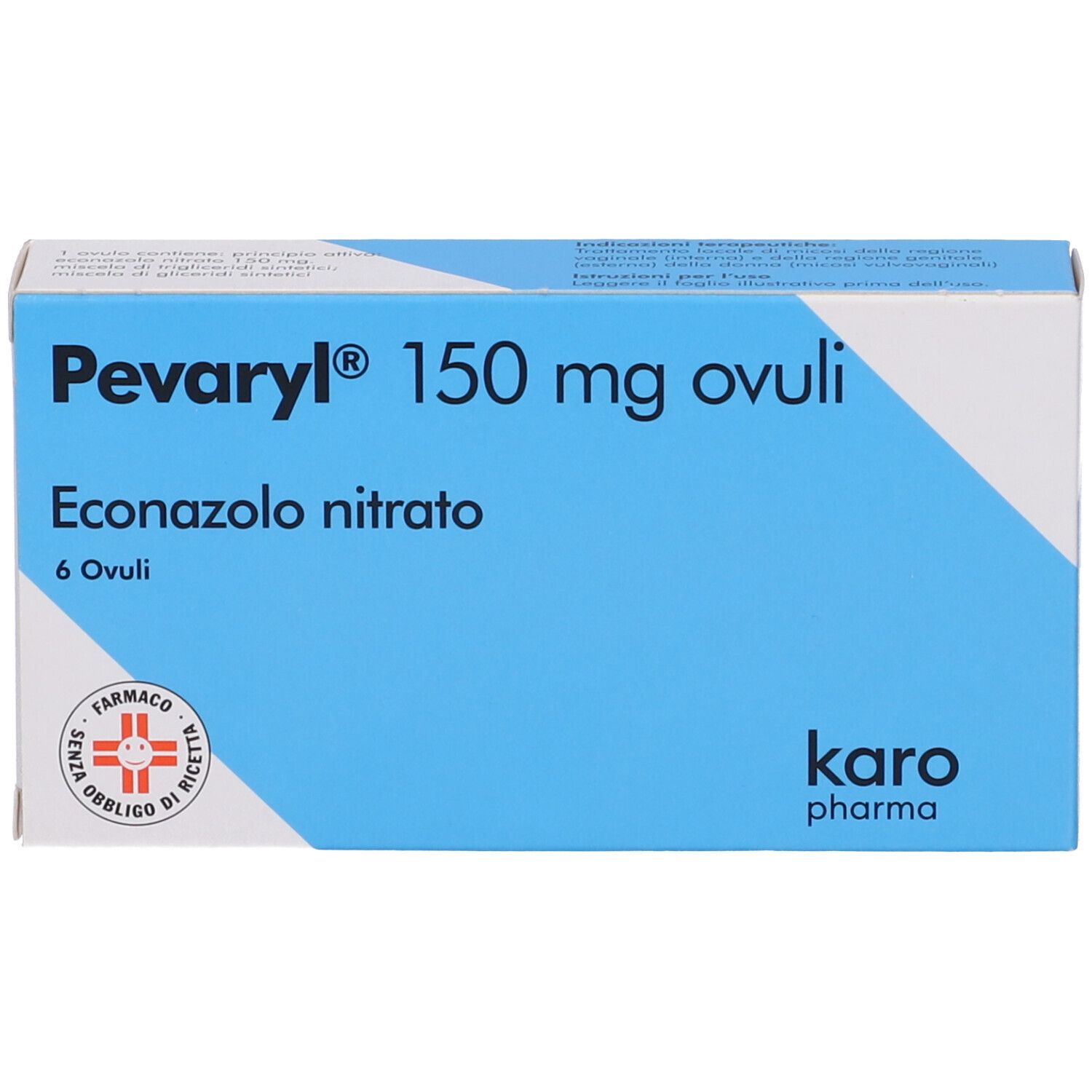 PEVARYL 6 OVULI VAGINALI 150 mg