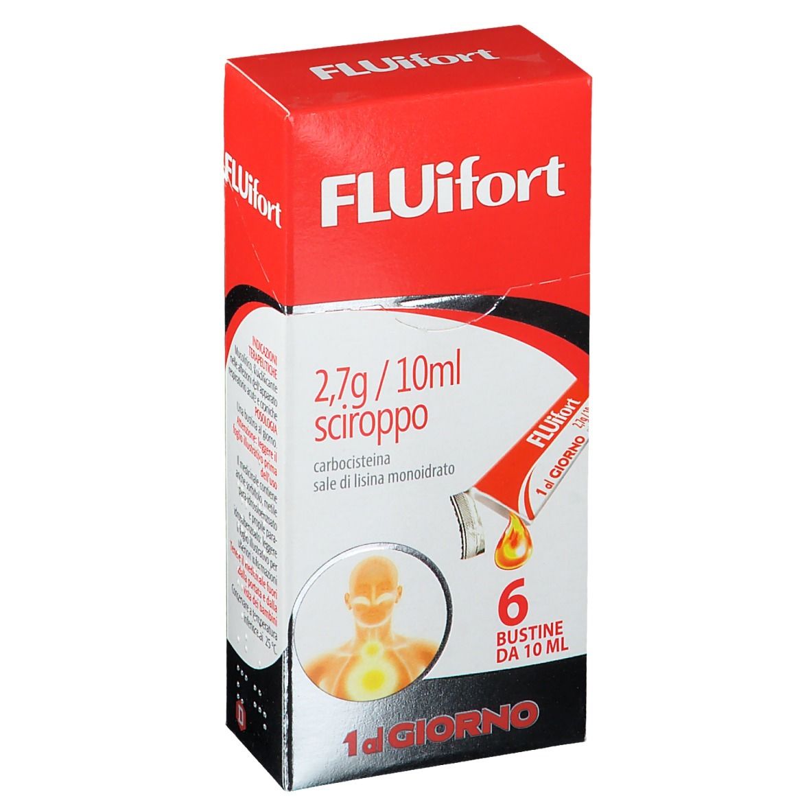 FLUifort Sciroppo in bustine 6 pezzi