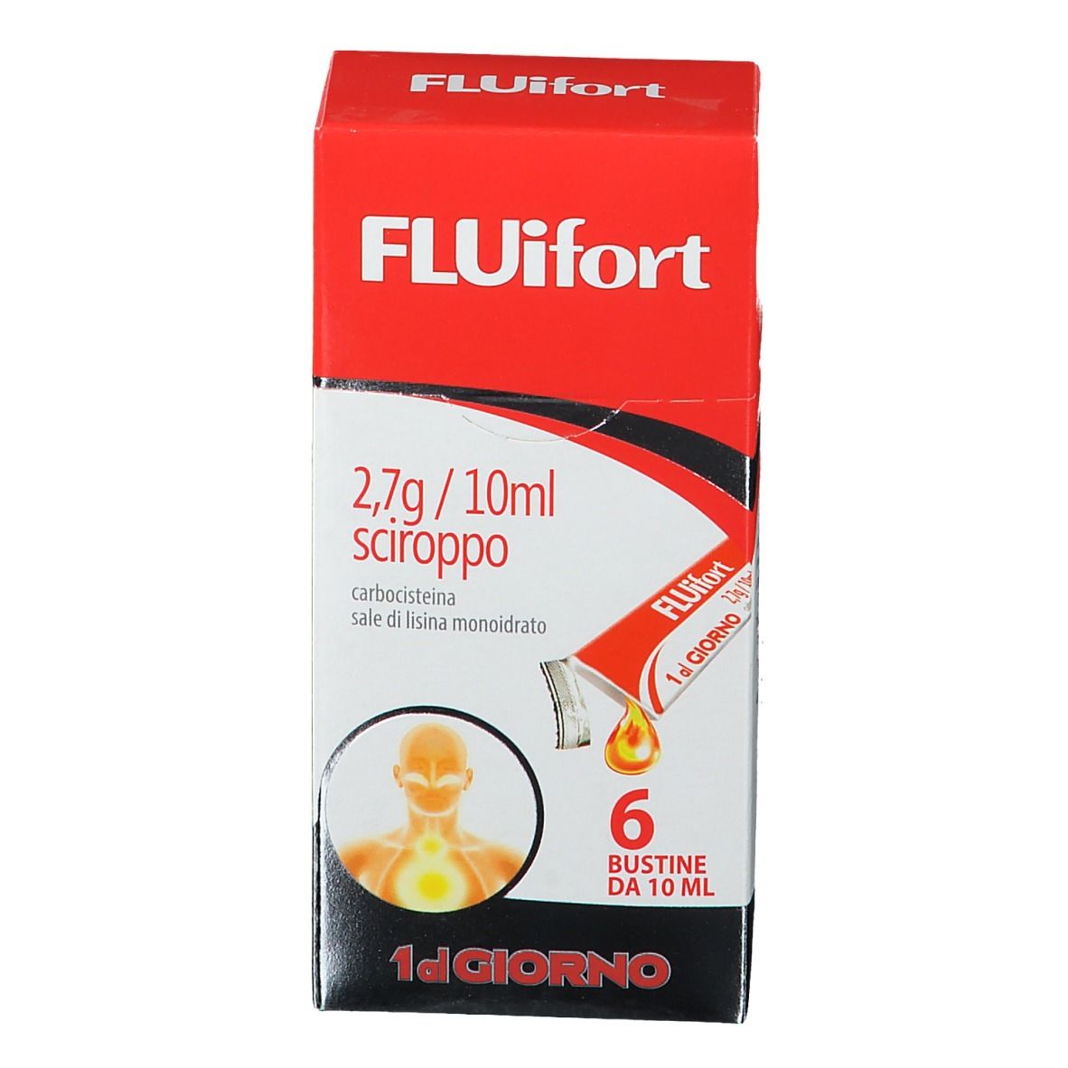 FLUifort Sciroppo in bustine 6 pezzi