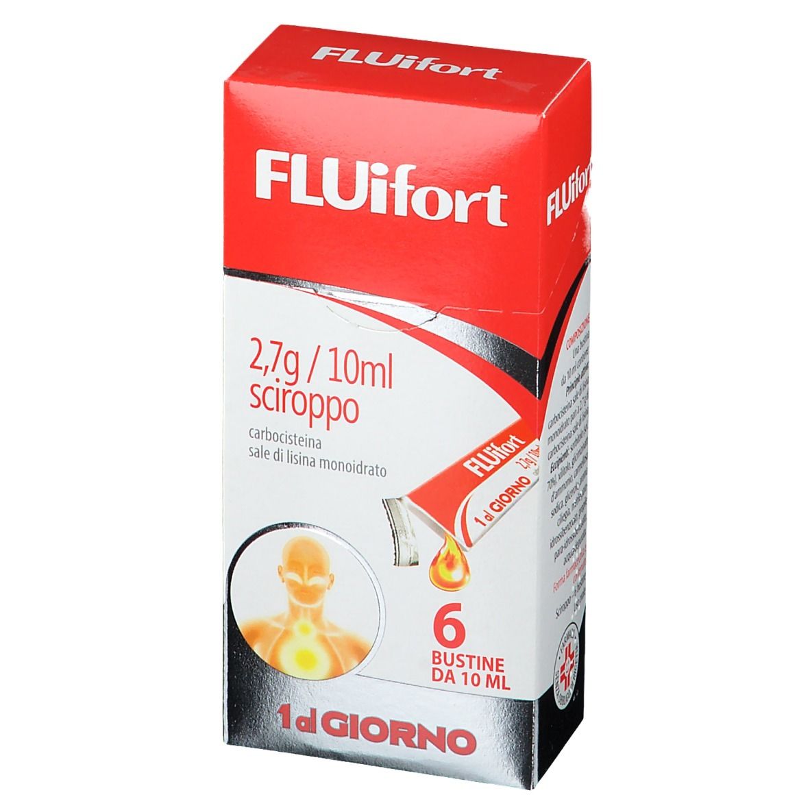 FLUifort Sciroppo in bustine 6 pezzi