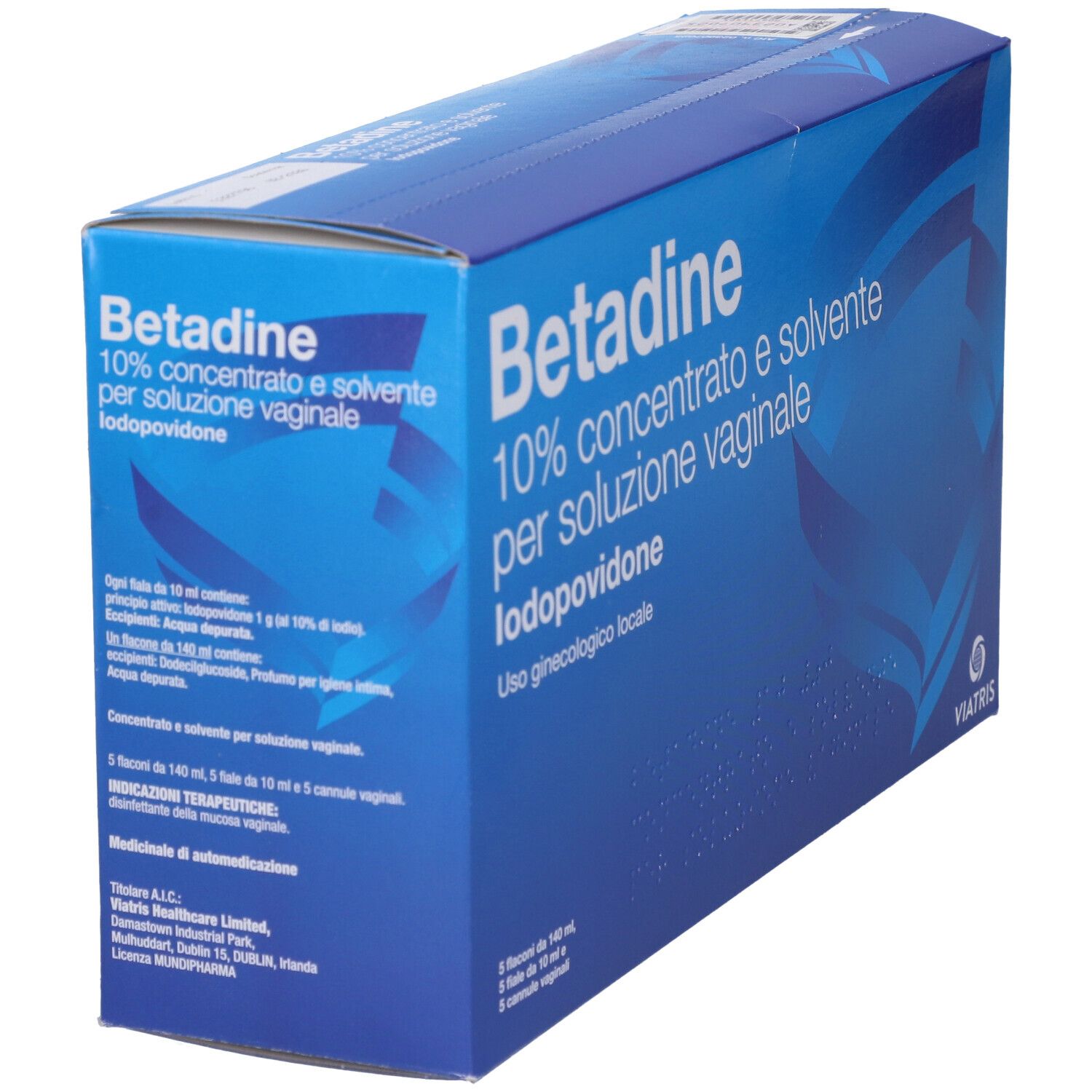 Betadine 10% Iodopovidone Soluzione Vaginale Disinfettante 5 Fiale