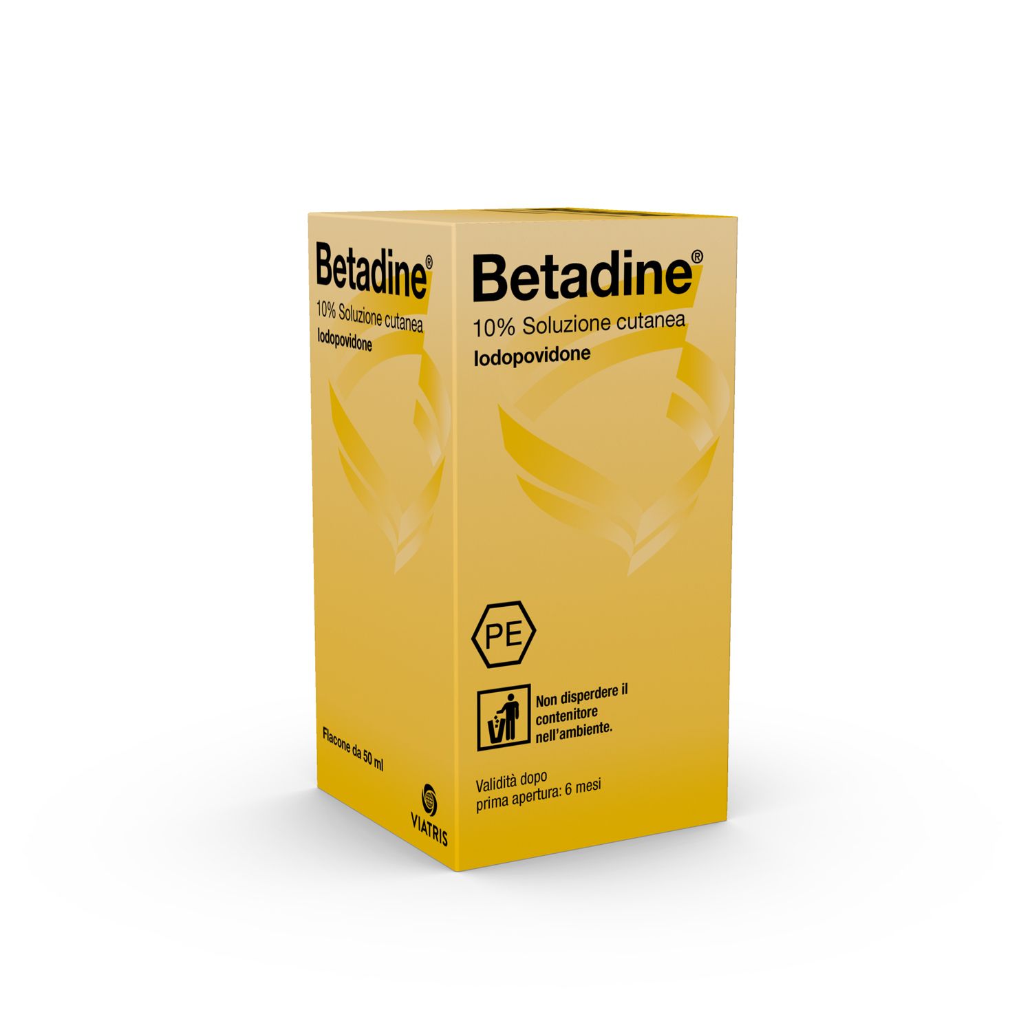 Betadine Soluzione Cutanea 50ml 10% – faol