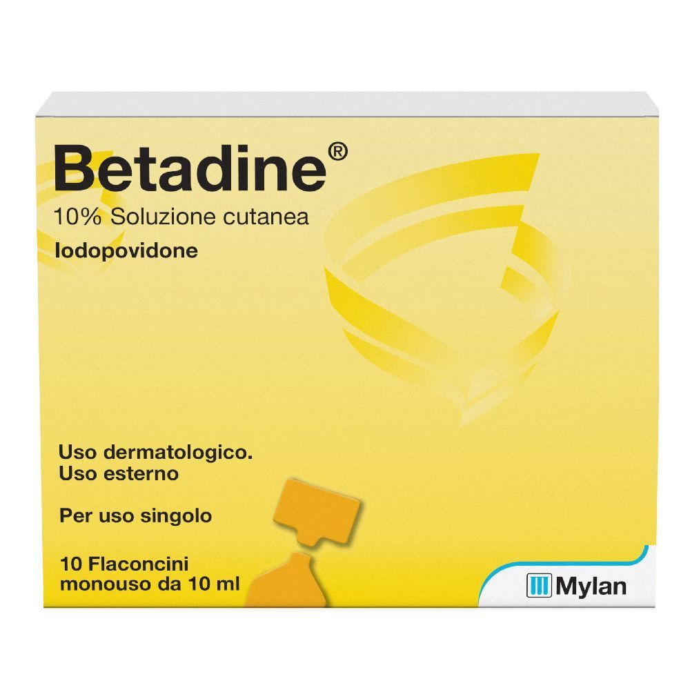 Betadine® 10% Soluzione Cutanea Flaconcini da 10 ml