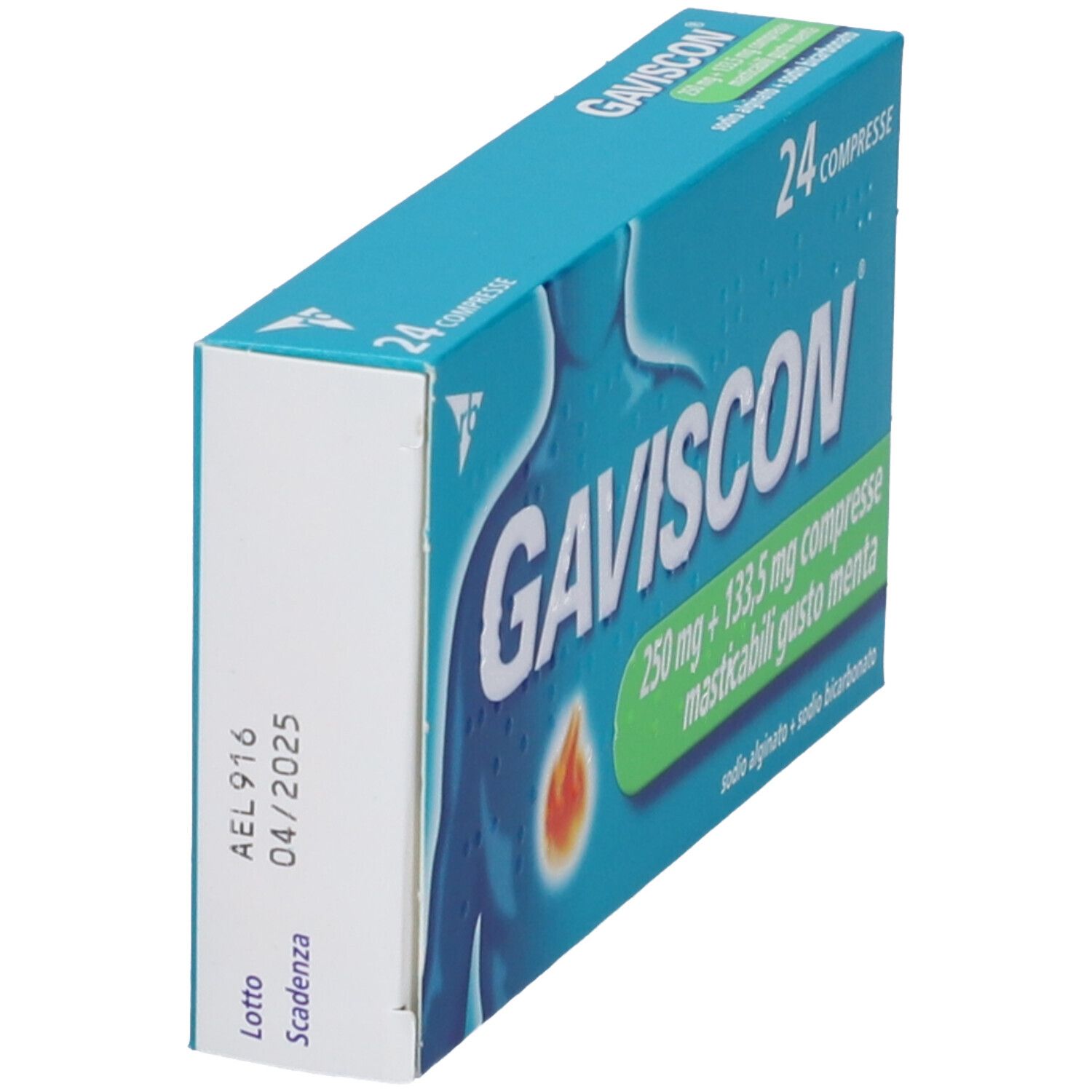 GAVISCON® 250 mg+133,5 mg Compresse masticabili menta
